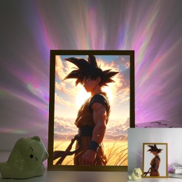 Dragon Ball - Goku Golden Hour Grassland Anime Scene