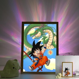 Dragon Ball - Kid Goku & Shenron Classic Anime Scene