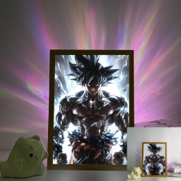 Dragon Ball-Goku Instinct Silver Lightning Burst Scene