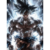Dragon Ball-Goku Instinct Silver Lightning Burst Scene