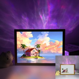Dragon Ball - Kame House&Flying Nimbus Sunset Scene