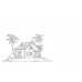 Dragon Ball - Kame House&Flying Nimbus Sunset Scene