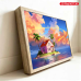 Dragon Ball - Kame House&Flying Nimbus Sunset Scene