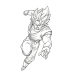 Dragon Ball - Vegito Blue Form Ultimate Power Scene