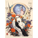 Neon Genesis Evangelion-Rei Ayanami Vintage Portrait Scene