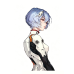 Neon Genesis Evangelion-Rei Ayanami Vintage Portrait Scene