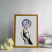 Neon Genesis Evangelion-Rei Ayanami Vintage Portrait Scene