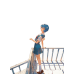 Neon Genesis Evangelion-Rei Ayanami Sunlit Alley Calm Scene