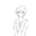 Neon Genesis Evangelion-Rei Ayanami Flower Field Glow Scene
