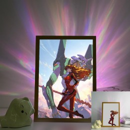 Neon Genesis Evangelion-Asuka&Unit-01 Ruins Battle Scene
