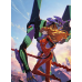 Neon Genesis Evangelion-Asuka&Unit-01 Ruins Battle Scene