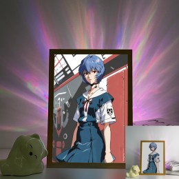 Neon Genesis Evangelion-Rei Ayanami School Uniform Scene