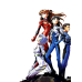 Neon Genesis Evangelion-All Pilots&Eva Units Group Scene