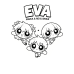Neon Genesis Evangelion-Chibi Asuka&Rei&Shinji Crossover Art