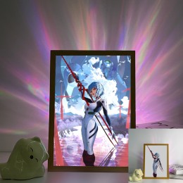 Neon Genesis Evangelion-Rei Ayanami&Unit-00 Red Ribbon Scene