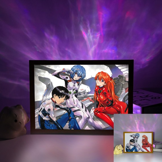 Neon Genesis Evangelion-Shinji, Rei&Asuka Cockpit Trio Scene Neon Genesis Evangelion-Shinji, Rei&Asuka Cockpit Trio Scene