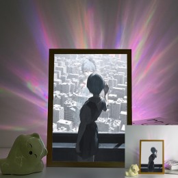 Neon Genesis Evangelion-Rei Ayanami Reflection City Scene