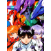 Neon Genesis Evangelion-Eva Pilots&Units Group Battle Scene