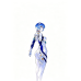 Neon Genesis Evangelion-Rei Ayanami Artistic Floral Scene