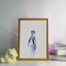 Neon Genesis Evangelion-Rei Ayanami Artistic Floral Scene