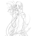 Frieren - Frieren Art Nouveau Floral Bouquet Art