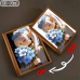 Frieren - Frieren with Blue Flower Crown & Bouquet Art