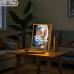Frieren - Frieren with Blue Flower Crown & Bouquet Art
