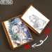 Frieren - Frieren & Himmel Blue Rose Bouquet Art