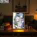 Frieren - Frieren & Himmel Blue Rose Bouquet Art