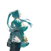 Frieren - Frieren & Himmel Statue Forest Scene