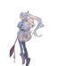 Frieren-Frieren Blue Floral Art