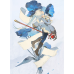 Frieren - Frieren Blue Flower & Scroll Art Scene