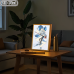 Frieren - Frieren Blue Flower & Scroll Art Scene
