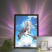 Frieren - Frieren Flying on Staff Cloudscape Art