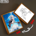 Frieren - Frieren Flying on Staff Cloudscape Art