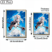 Frieren - Frieren Flying on Staff Cloudscape Art