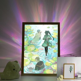 Frieren - Hero Party Lily Pad Pond Journey Scene