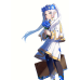 Frieren - Frieren with Fern & Stark Blue Flower Field Art