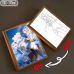 Frieren - Frieren with Fern & Stark Blue Flower Field Art