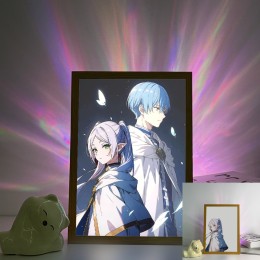 Frieren - Frieren & Himmel Starry Night Back-to-Back Art