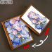 Frieren - Frieren with Pink & Blue Floral Bouquet Portrait