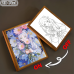 Frieren - Frieren with Pink & Blue Floral Bouquet Portrait