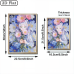 Frieren - Frieren with Pink & Blue Floral Bouquet Portrait