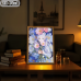 Frieren - Frieren with Pink & Blue Floral Bouquet Portrait
