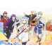 Frieren - Hero Party Group Art with Flower Crowns
