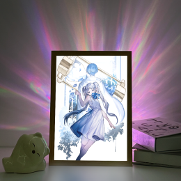 Frieren - Frieren & Himmel Stained Glass Floral Art