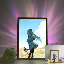 Frieren-Frieren Flower Field Ruins Journey Art
